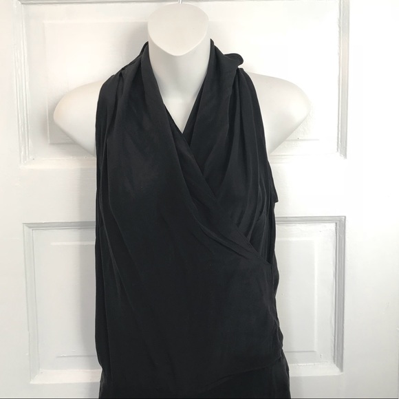FRENCH CONNECTION Silk Halter Dress EUC - Picture 2 of 6